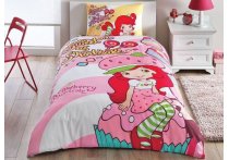 Постельное белье ранфорс TAC - Disney Strawberry Shortcake Cute (Turkey), подростковый